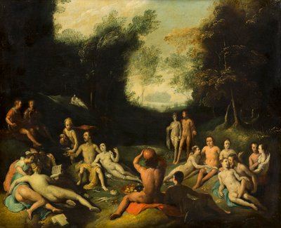 La depravación de la humanidad antes del diluvio de Cornelis Cornelisz. van Haarlem